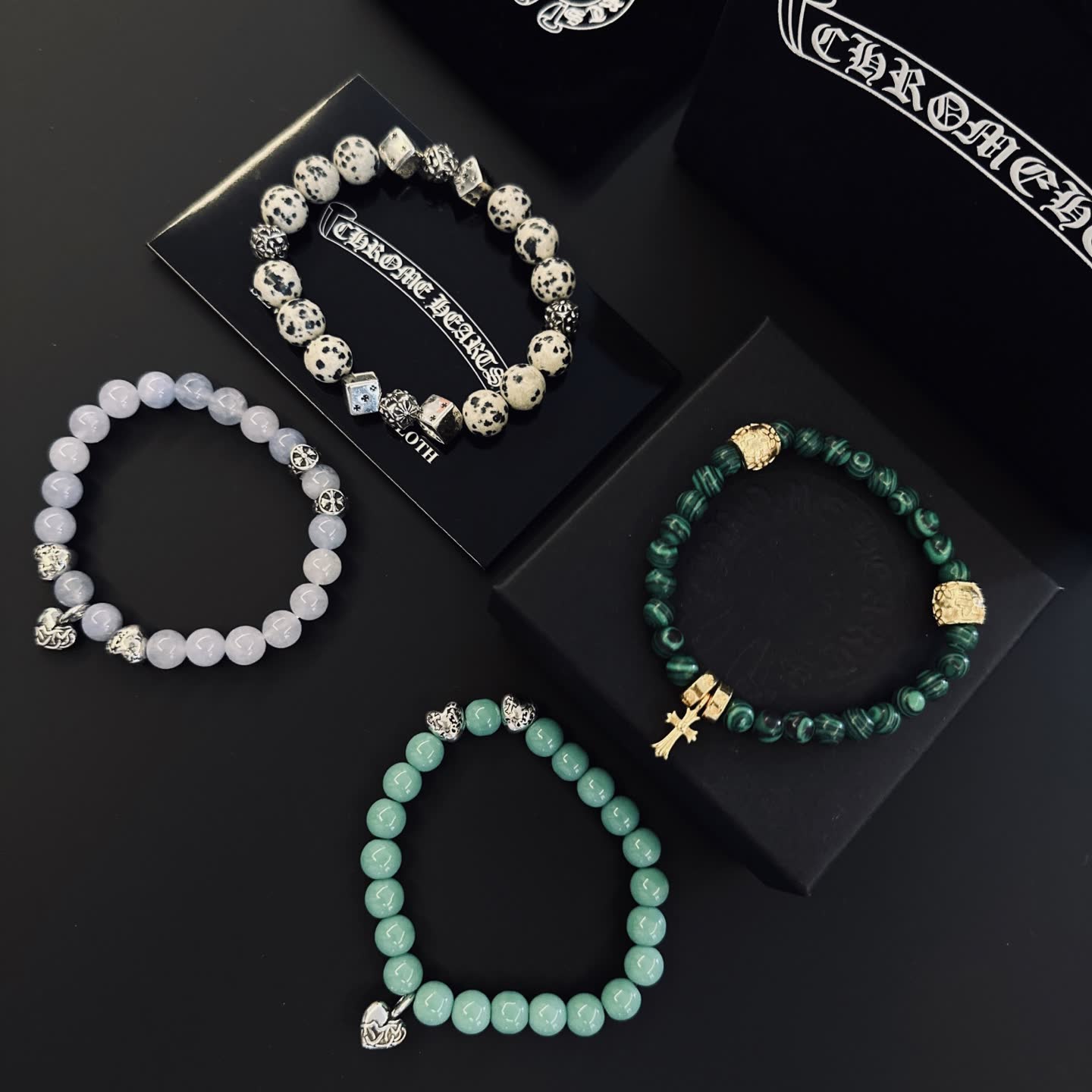 Chrome Hearts Beaded Bracelets Set